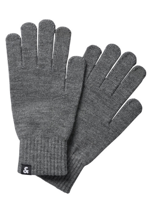Gants Barry gris unis avec les poignets...