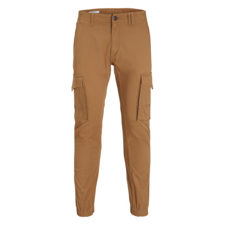 Pantalon cargo Paul Flake camel uni en coton...