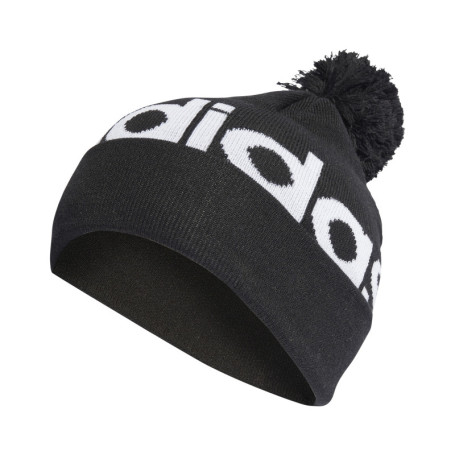 Bonnet noir en maille interlock