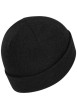 Thumbnail Bonnet en laine mélangée noir en maille jersey - Image 2