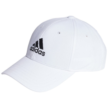 Casquette dad cap en coton blanche unie