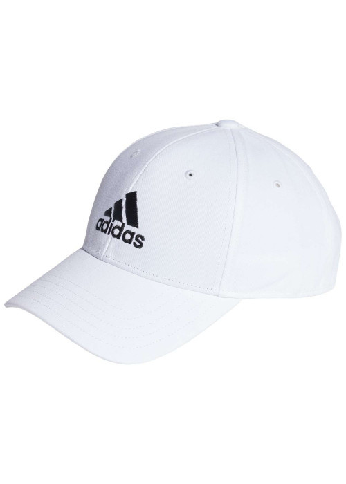 Casquette dad cap en coton blanche unie