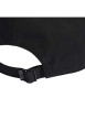Thumbnail Casquette dad cap en coton noire unie - Image 3