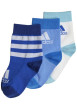 Thumbnail Lot de 3 paires de chaussettes basses en coton mélangé bleues