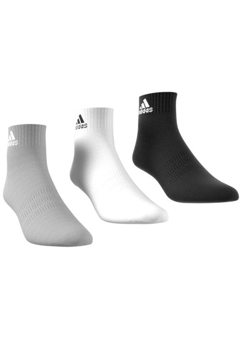 Lot de 3 paires de chaussettes basses multicolores unies