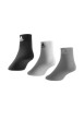 Thumbnail Lot de 3 paires de chaussettes basses multicolores unies - Image 4