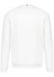 Thumbnail Sweat en coton mélangé blanc uni coupe droite avec un col rond et inscriptions - Image 2