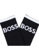 Thumbnail Lot de 6 paires de chaussettes hautes en coton mélangé noires unies - Image 2