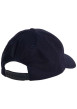 Thumbnail Casquette en coton marine unie avec une fermeture à picots à l'arrière - Image 2