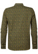 Thumbnail Chemise en coton kaki imprimée coupe regular fit col français - Image 2