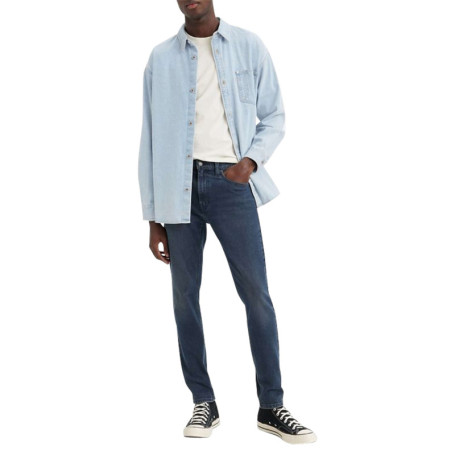 Jean 512™ en coton mélangé nuit uni avec 5...