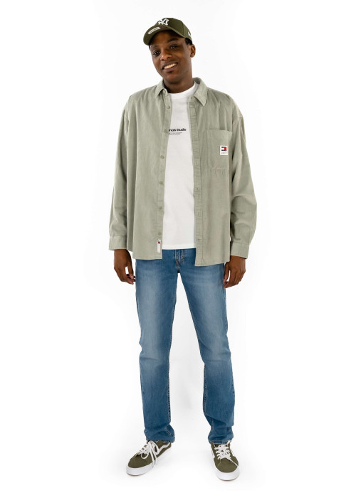 Jean 511™ en coton stone uni avec 5 poches et une coupe droite