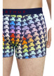 Thumbnail Boxer Classique en coton avec imprimés multicolores et coupe fermée - Image 5