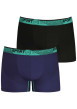 Thumbnail Lot de 2 boxers unis avec une coupe fermée et ceinture élastiquée