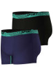 Thumbnail Lot de 2 boxers unis avec une coupe fermée et ceinture élastiquée - Image 2