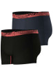 Thumbnail Lot de 2 boxers unis avec une coupe fermée et ceinture élastiquée - Image 2