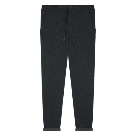 Pantalon de jogging noir imprimé tacheté blanc...
