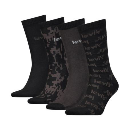 Coffret 4 paires de chaussettes hautes en coton...