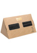 Thumbnail Coffret 4 paires de chaussettes hautes en coton stretch gris et rayées - Image 3