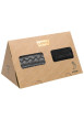 Thumbnail Coffret 4 paires de chaussettes hautes en coton stretch gris et rayées - Image 4