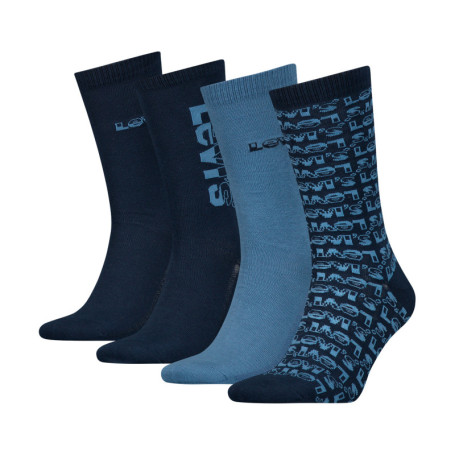 Coffret 4 paires de chaussettes hautes en coton...