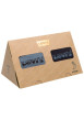 Thumbnail Coffret 4 paires de chaussettes hautes en coton mélangé à nuances de bleu - Image 4