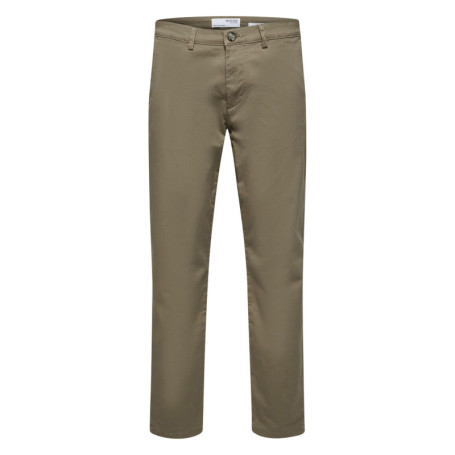 Pantalon Chino New Miles camel uni avec une...