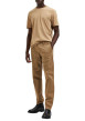 Thumbnail Pantalon Chino New Miles camel uni avec une coupe slim et 4 poches - Image 6