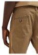 Thumbnail Pantalon Chino New Miles camel uni avec une coupe slim et 4 poches - Image 9