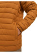 Thumbnail Doudoune caramel matelassée avec une coupe droite et un col montant - Image 6