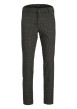 Thumbnail Pantalon chino Toile anthracite imprimé prince de galle avec une coupe slim