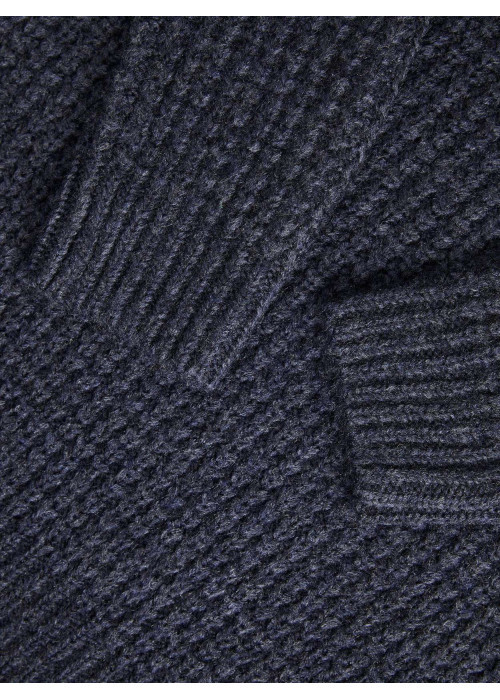 Pull Col Ras Du Cou (Crewneck) Life Is Good - Taille M - Bleu - Mélange Laine - Occasion Excellent état