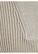 Thumbnail Pull en coton écru jersey avec une coupe droite et un col camionneur - Image 3