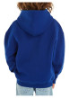Thumbnail Sweat à capuche en coton mélangé bleu uni avec une coupe droite - Image 4