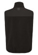 Thumbnail Cardigan sans manches noir polaire avec une coupe droite et un col montant - Image 2
