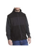 Thumbnail Cardigan sans manches noir polaire avec une coupe droite et un col montant - Image 4