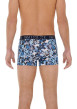 Thumbnail Lot de 3 boxers classiques en coton bleu avec un imprimé fleurs abstraits - Image 3