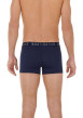Thumbnail Lot de 3 boxers classiques en coton bleu avec un imprimé fleurs abstraits - Image 5