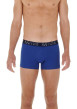 Thumbnail Lot de 3 boxers classiques en coton bleu avec un imprimé fleurs abstraits - Image 6