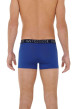 Thumbnail Lot de 3 boxers classiques en coton bleu avec un imprimé fleurs abstraits - Image 7