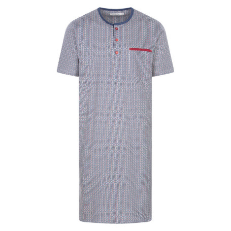 Chemise de nuit homme bleu