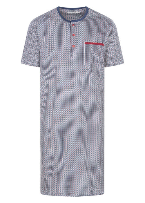 Chemise de nuit homme bleu