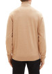 Thumbnail Pull beige chiné avec une coupe droite un col roulé et à manches longues - Image 2
