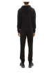 Thumbnail Pantalon Chino en coton noir uni avec une coupe slim et poches latérales - Image 4
