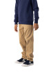 Thumbnail Pantalon en coton camel uni avec une coupe regular fit et poches latérales - Image 4