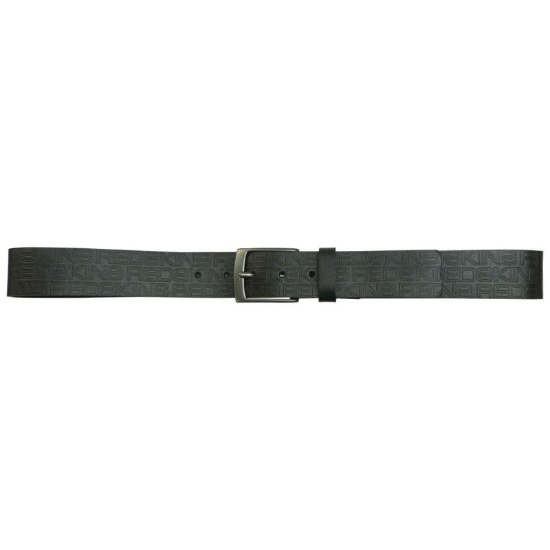 Redskins - Ceinture Noire Imprimée Avec Une Fermeture à Boucle De Couleur Argentée - Noire Redskins - Ceinture Noire Imprimée Avec Une Fermeture à Boucle De Couleur Argentée - Noire