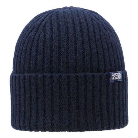 Bonnet marine uni avec une étiquette...