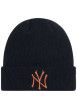Thumbnail Bonnet New York Yankees League Essential noir et bronze avec un revers
