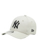 Thumbnail Casquette en coton beige uni avec logo sur le devant et le côté