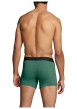 Thumbnail Lot de 2 boxers fermés classiques en coton stretch bleu marine et vert - Image 4
